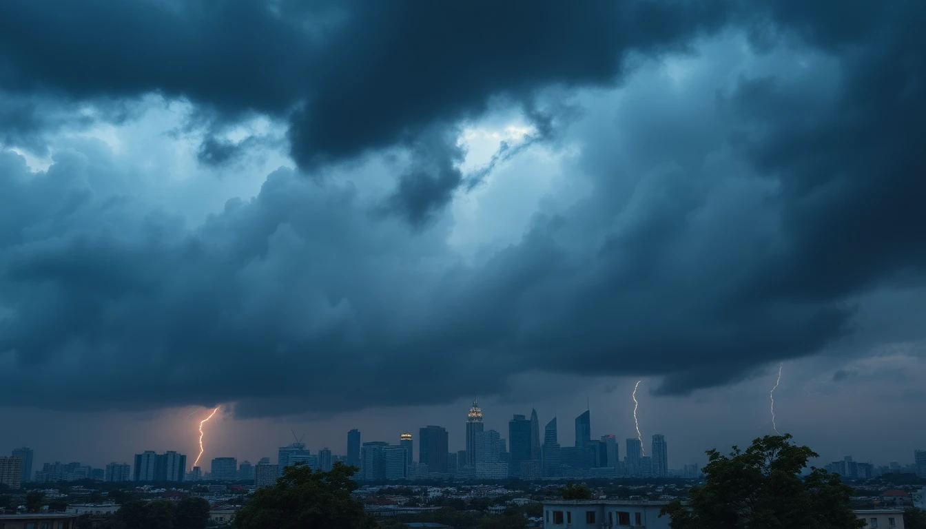 Alerta de tempestades e vendavais: Sul, Sudeste e Centro-Oes