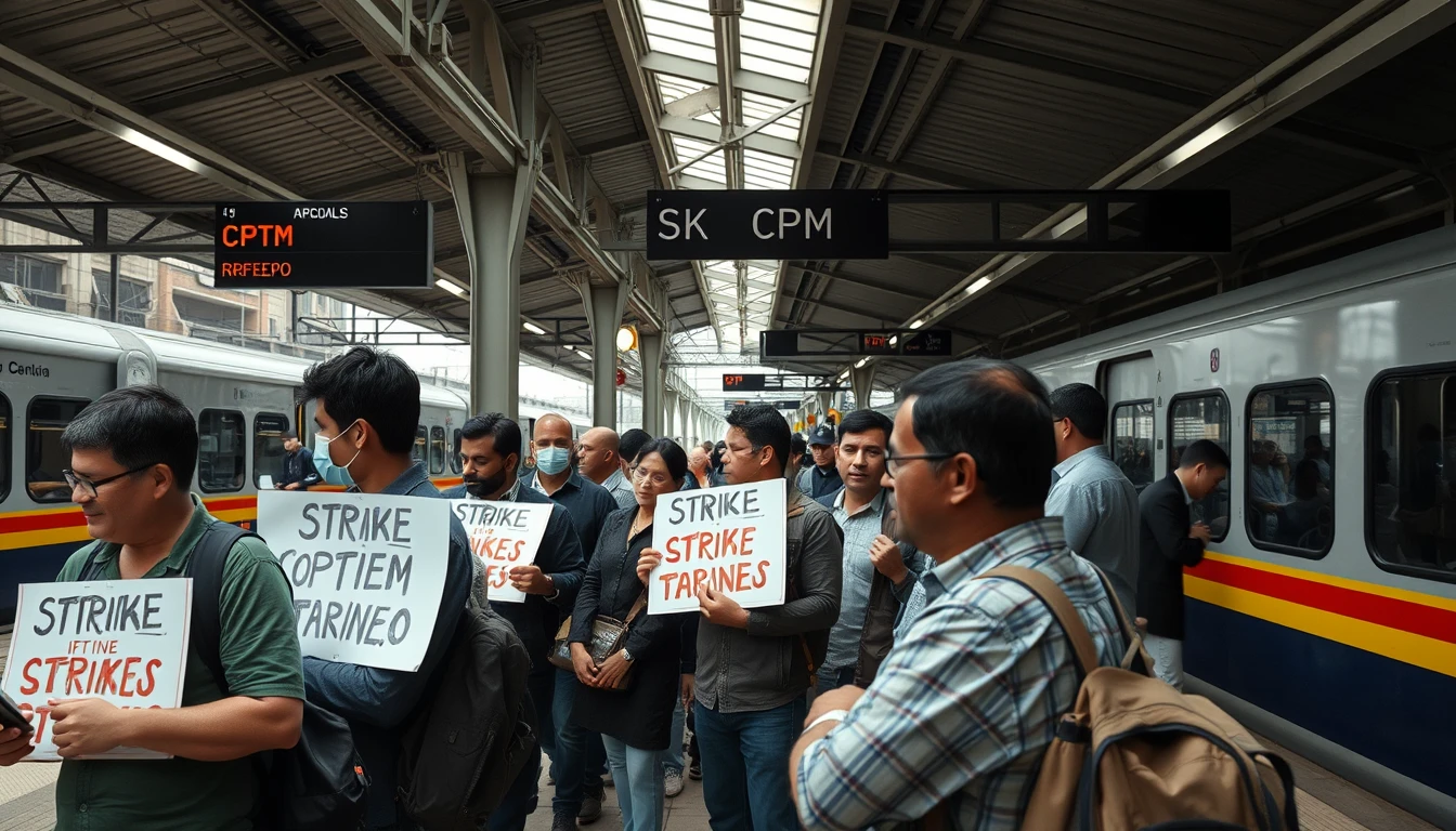 SP: greve na CPTM paralisa parcialmente três linhas de trens